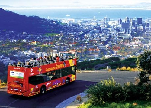 City Sightseeing on a Tourist Bus